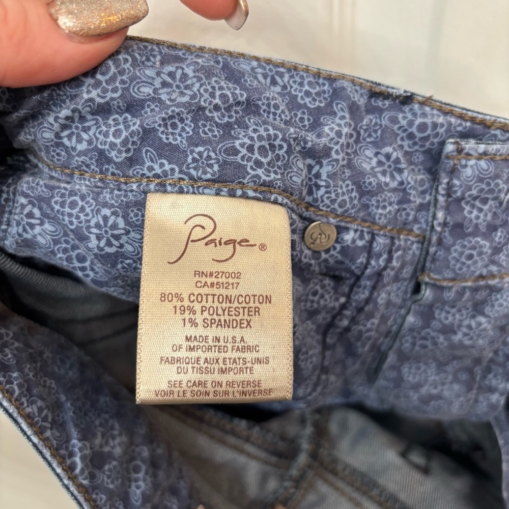 Dark Wash Skinny Jeans | Paige Denim 27 - Picture 7 of 14